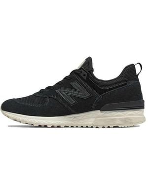 New Balance Nb 574 Sport Sports Casual Shoes - Black