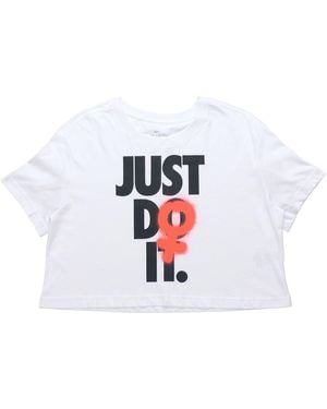 Nike (Wmns) Nsw Rebel Crop Short Sleeve - White