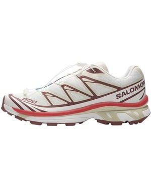 Salomon Xt-6 'Vanilla Ice Fired Brick' - White