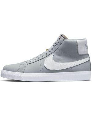 Nike Sb Blazer Mid Wolf - Blue