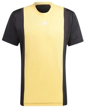 adidas Tennis Heat.Rdy Pro Freelift 3D Rib T-Shirt Asia Sizing - Yellow