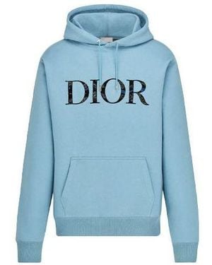 Dior X Peter Doig Crossover Fw21 Cotton Fleece Material - Blue