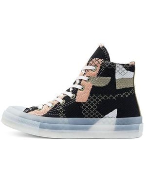 Converse (Wmns) Chuck 70 High 'Knit Mashup' - Blue
