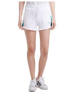 adidas (Wmns) Neo Side Logo Drawstring Sports Shorts - White