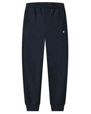 Fila (Wmns) Athleisure Casual Sports Bundle Feet Long Trousers - Blue