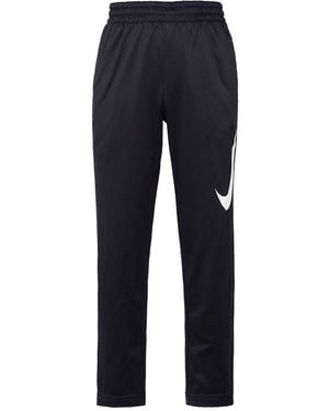 Nike Large Fleece Lined Stay Warm Straight Casual Long Trousers - Blue