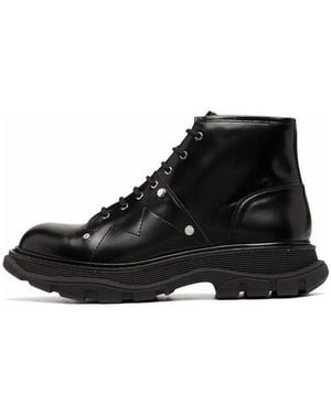 McQueen Tread Slick Boot - Black
