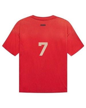 Fear Of God 7 Tee 'Vintage' - Red