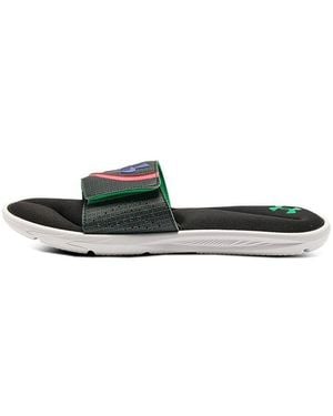 Under Armour Ignite 6 Graphic Strap Slide Cerise' - Green