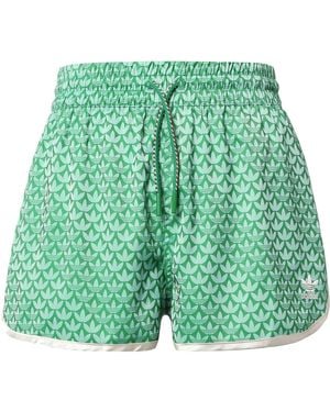 adidas (Wmns) Adicolor High Waist Monogram Short - Green