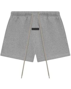 Fear Of God Ss24 Fleece Running Short 'Dark Heather Oatmeal' - Gray
