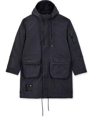 Nike X A Ma Maniere Hooded Trench Coat Asia Sizing - Blue