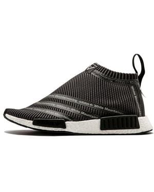 adidas gazelle silver green womens adidas NMD_R1 Strap Shoes - Women's - Cloud White / Lucid Blue