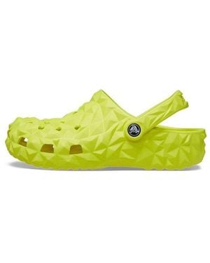 Crocs™ (Wmns) Classic Geometric Clogs - Yellow