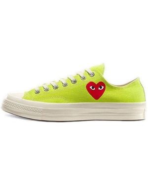 Converse X Comme Des Garcons Play Chuck 70 Low 'Bright' - Yellow