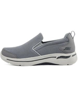 Skechers Go Walk Arch Fit Conference 'Charcoal' - Grey