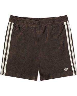 adidas X Wales Bonner Towel Short 'Dark' - Black