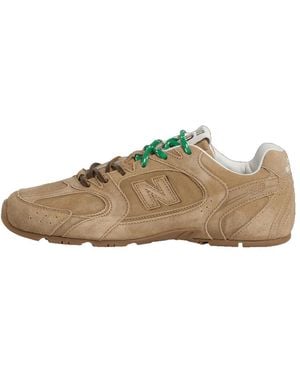 New Balance (Wmns) 530 X Miu Miu Suede Mesh 'Ecru' - Brown