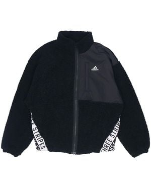adidas (Wmns) Boa Jacket Stand Up Collar Jacket Coat - Blue