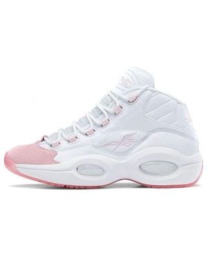 Reebok Question Mid Toe' - White