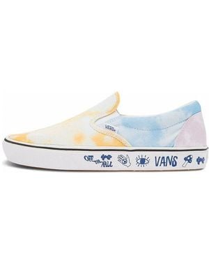 Vans Pastel Tie Dye Comfycush Slip-On - White