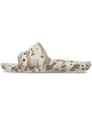 Crocs™ Classic Marbled Sandals - Natural