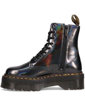 Dr. Martens Jadon Hologram Leather Martin Boots - Black
