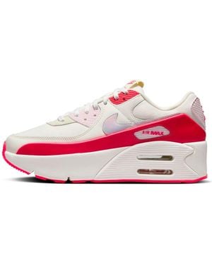 Nike (Wmns) Air Max 90 Lv8 'Sail Siren' - Red