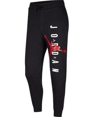Nike Basketball Lacing Sports Long Trousers - Black