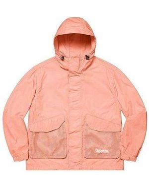 Supreme Mesh Pocket Cargo Jacket - Pink