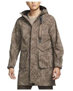 Nike Storm-Fit Adv Tech Pack Casual Sports Hooded Long Sleeves Jacket - Brown