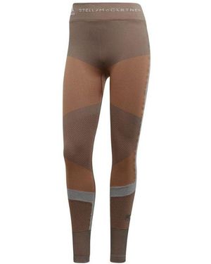 adidas (Wmns) Stella Mccartney Running Leggings Asia Sizing - Brown