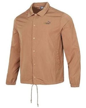 PUMA Skb Logo Printing Jacket - Brown
