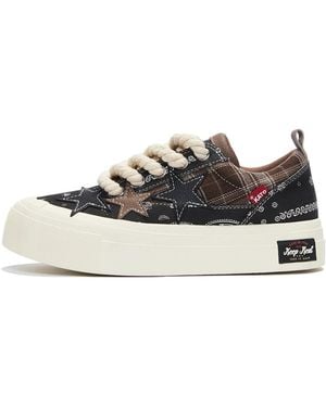 KAALIXTO Skateboarding Canvas Low 'Paisley' - Black