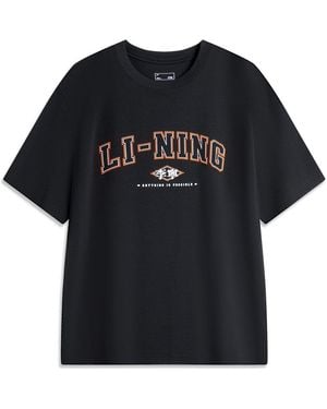Li-ning Anything Is Possible Graphic T-Shirt - Black