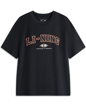 Li-ning Anything Is Possible Graphic T-Shirt - Black