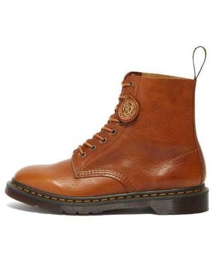 Dr. Martens 1460 Pascal Leather Ankle Boots - Brown