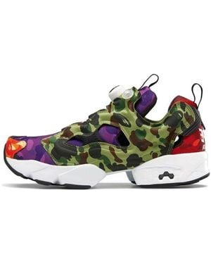 Reebok Bape X Instapump Fury Og 'Multi Camo' - Green