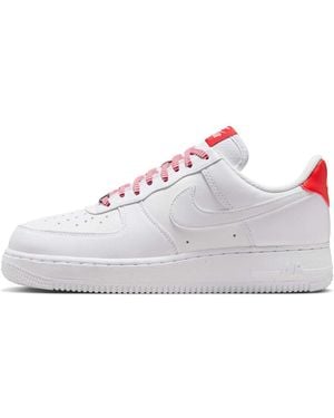 Nike Air Force 1 '07 Light Crimson - White