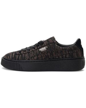 PUMA (Wmns) Basket Platform 'Velvet Rope - Black