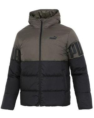 PUMA Full Sleeve Printed Jacket - Grey