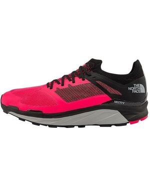 The North Face Vectiv Eminus Running Trainers Tnf Trail Marker Print Brilliant Coral' - Red