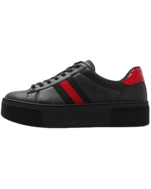 Gucci (Wmns) Ace Leather Platform - Black