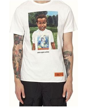 Heron Preston Little Boy Printing Short Sleeve - White