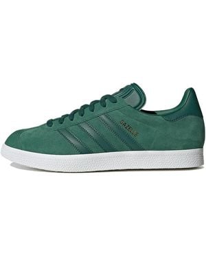 adidas Gazelle Shoes 'Collegiate Cloud' - Green