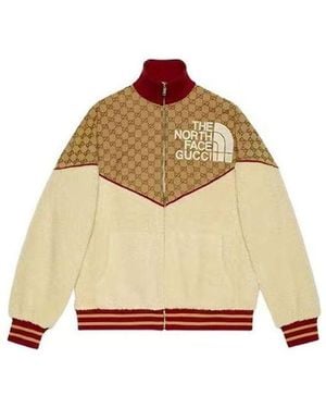Gucci X The North Face Zip Jacket Ebony' - Natural