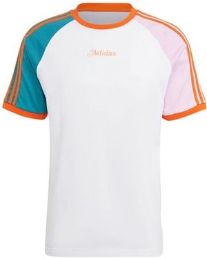 adidas Originals Enjoy Summer Raglan T-Shirt - Blue
