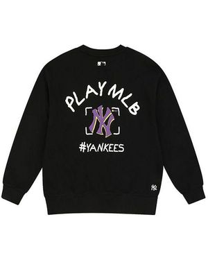 MLB Play Series Long Sleeves Loose Graffiti - Black