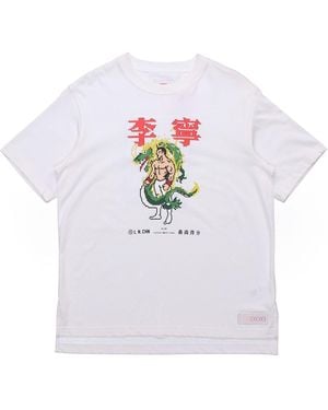 Li-ning Dragon Boxer Graphic Paris Fashion Week T-Shirt - White