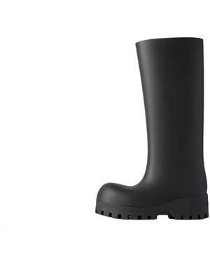 Balenciaga (Wmns) Bulldozer Rainboots Rubber' - Black